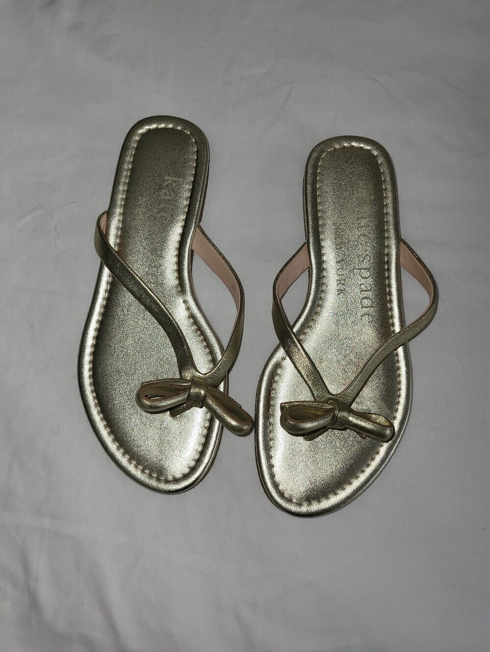 Kate Spade Metallic Gold Sandals